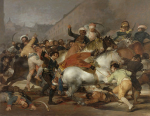 El dos de mayo de 1808 en Madrid por Francisco Goya (1814)